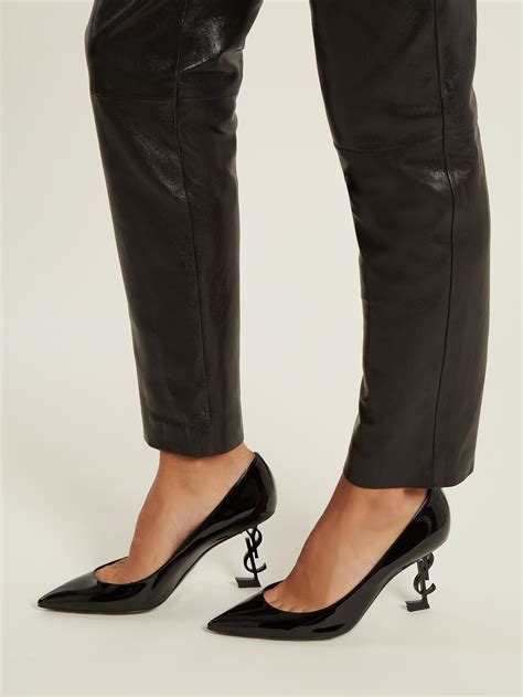saint laurent black heels